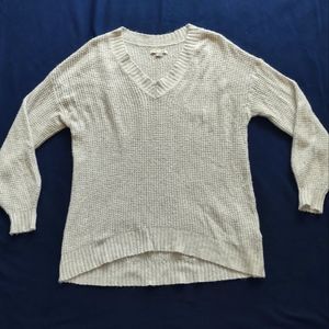American Eagle white sweater xs